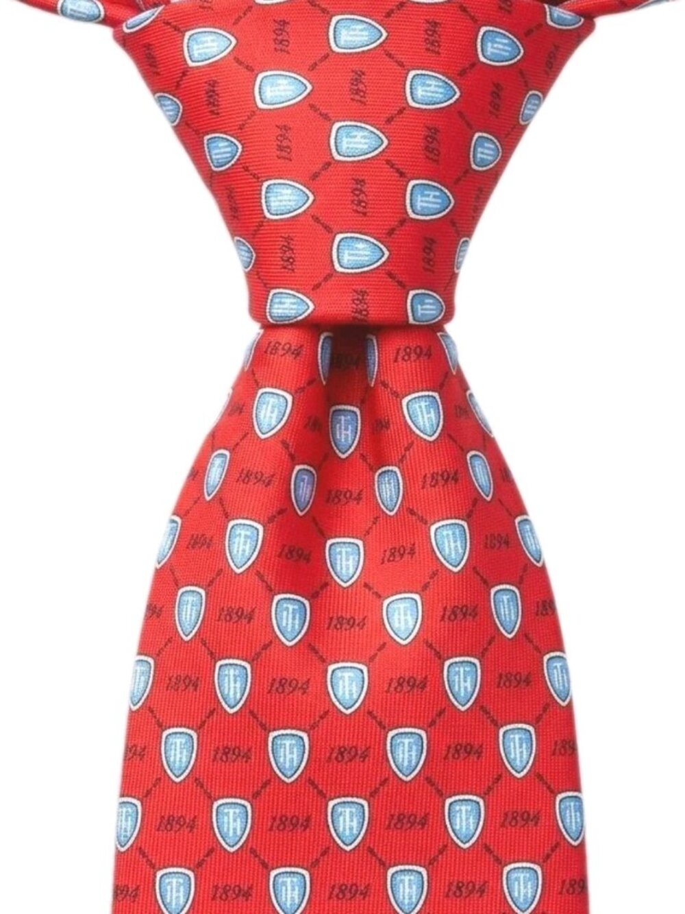 VINEYARD VINES Thousand Islands Country Club A-Bay NY 1894 Golf Shield Silk Tie